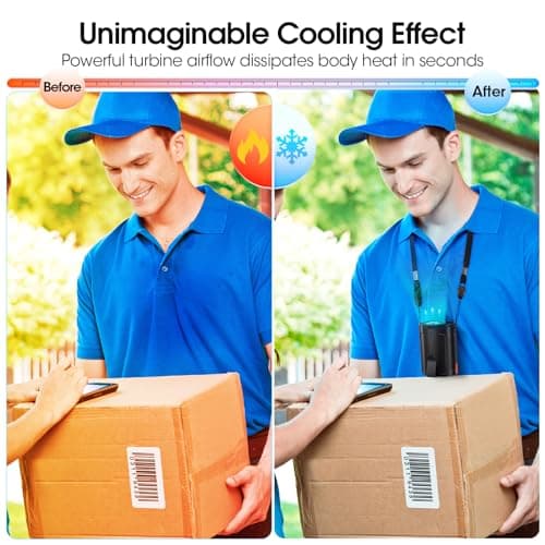 Heelkl 2026 AI Portable Waist/Neck Fan thumbnail 5