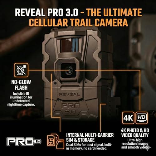 TACTACAM Reveal Pro 3.0 Cellular Trail Camera (4K Photo) thumbnail 4