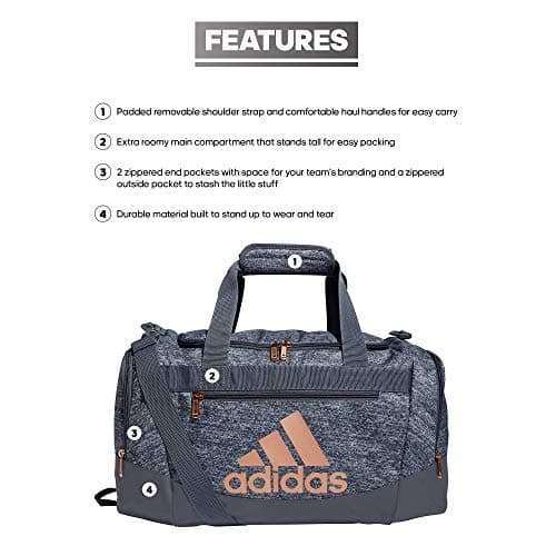 adidas Unisex Defender 4.0 Gym Duffel Bag thumbnail 2