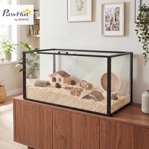PawHut Large Acrylic Hamster Cage thumbnail 2