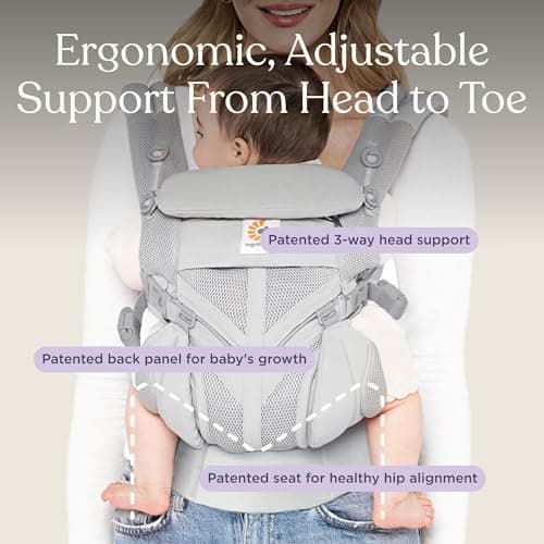 Ergobaby Omni 360 All-Position Baby Carrier Cool Air Mesh thumbnail 4