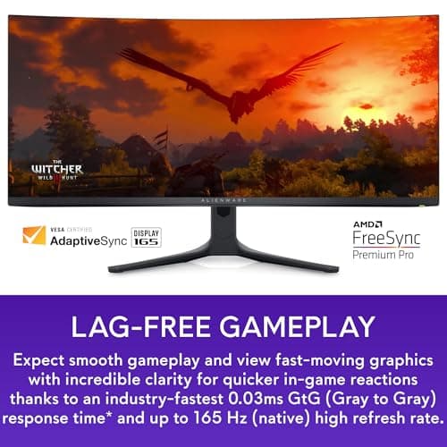Alienware AW3423DWF Curved Gaming Monitor thumbnail 4