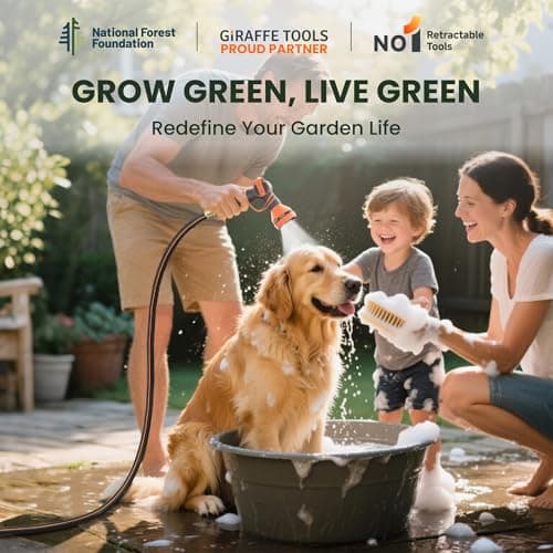 Giraffe Tools Retractable Garden Hose Reel 1/2 in x 130 ft thumbnail 5