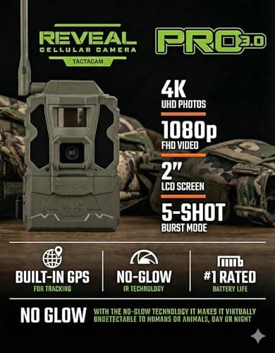 TACTACAM Reveal Pro 3.0 Cellular Trail Camera (4K Photo) thumbnail 2