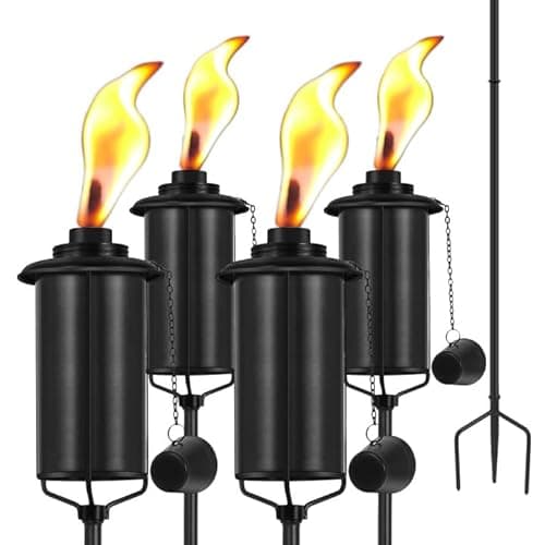 Legends Direct Outdoor Metal Garden Torch (Set of 4) - image 1