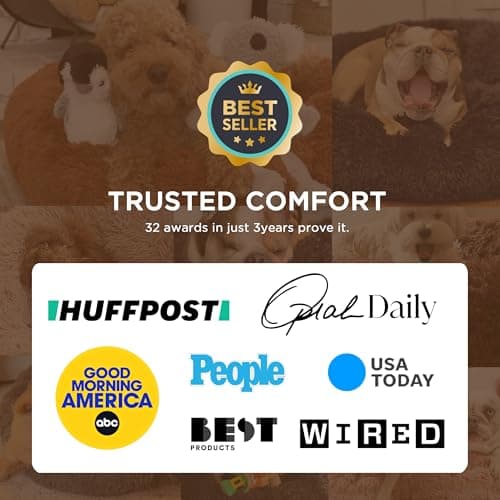 Bedsure Calming Donut Dog Bed thumbnail 5