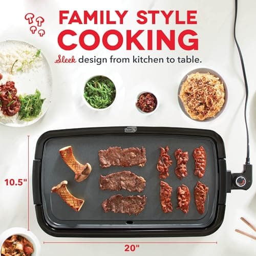 DASH Everyday Nonstick Electric Griddle 20-Inch thumbnail 5