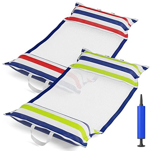 Jasonwell Inflatable Pool Float Lounger with Mesh - image 1