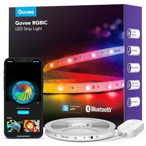 Govee 16.4ft RGBIC LED Strip Lights, LED Lights for Bedroom - image 1