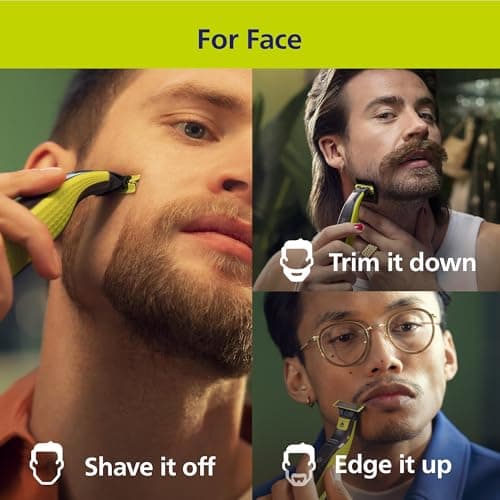 Philips Norelco OneBlade Hybrid Electric Trimmer and Shaver thumbnail 2