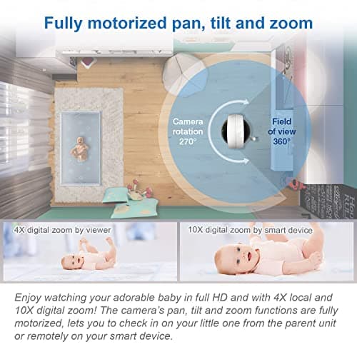 VTech RM7764HD Smart Wi-Fi Video Baby Monitor thumbnail 3