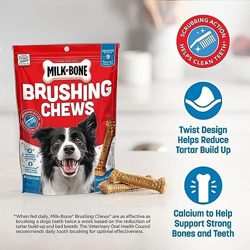 Milk-Bone Original Brushing Chews Daily Dental Dog Treats, Mini (65 ct.) thumbnail 5