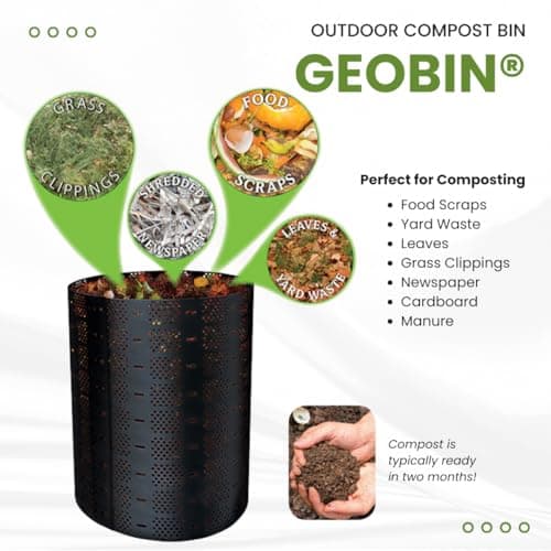 Geobin 246-Gallon Expandable Outdoor Compost Bin thumbnail 3