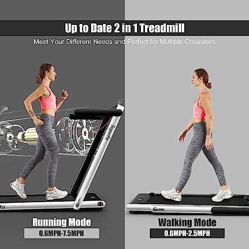 Goplus 2-in-1 Folding Treadmill thumbnail 2