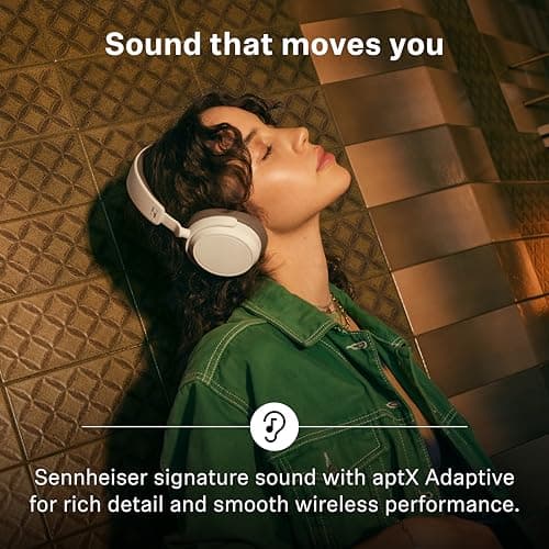 Sennheiser ACCENTUM Plus Wireless Headphones, 50hr Battery, ANC, White thumbnail 4