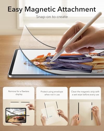 ESR Paper-Feel Magnetic Screen Protector for iPad Pro 13 (M5/M4) thumbnail 4