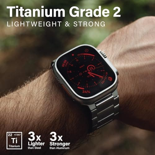 KORDIZ Titanium Watch Band T01 Max for Apple Watch Ultra 49mm thumbnail 4