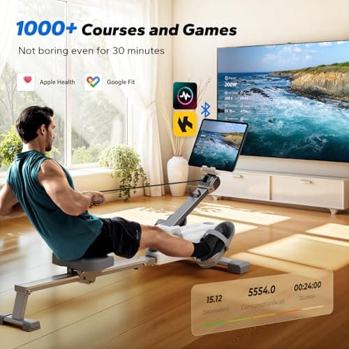 MERACH Magnetic Rowing Machine R25 Foldable thumbnail 4