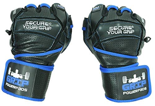 Grip Power Pads Elite Leather Gym Gloves thumbnail 3