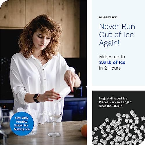 hOmeLabs Chewable Nugget Ice Maker thumbnail 5
