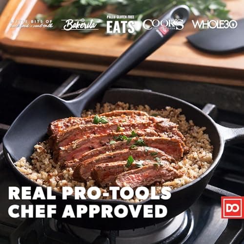 DI ORO Seamless 3-Piece Silicone Spatula Set thumbnail 3