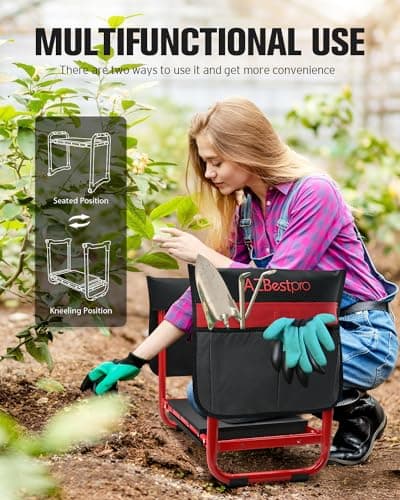 AZBESTPRO Garden Kneeler and Seat Heavy Duty thumbnail 4