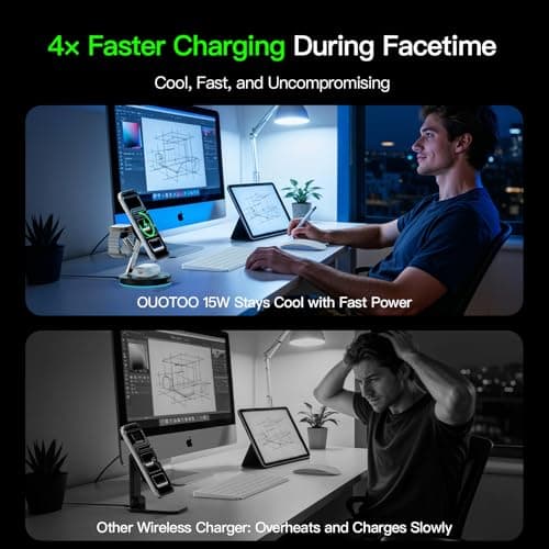 3-in-1 Charging Station for iPhone, Apple Watch and AirPods thumbnail 4