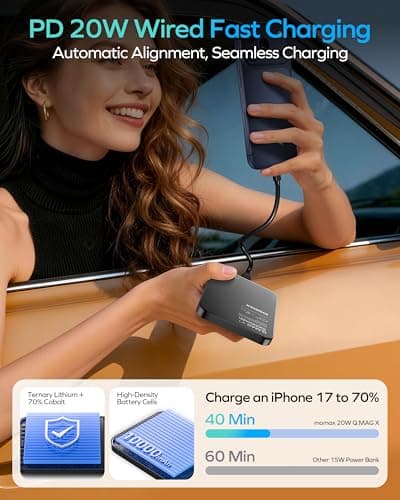 MOMAX Q.Mag Power 9 MagSafe Battery Pack 10000mAh thumbnail 5