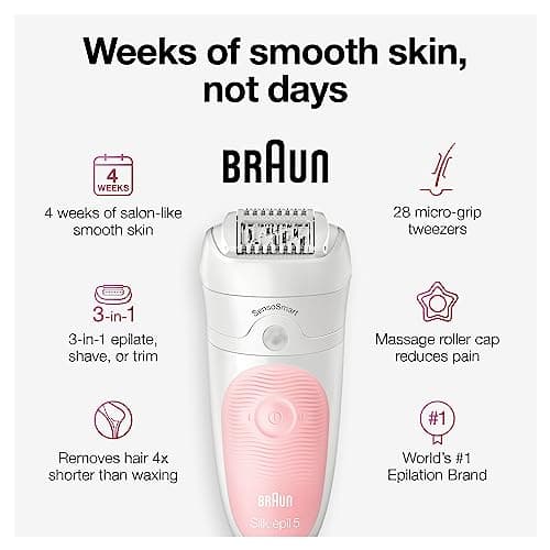 Braun Epilator Silk-épil 5 5-620 Women's Shaver Set thumbnail 3