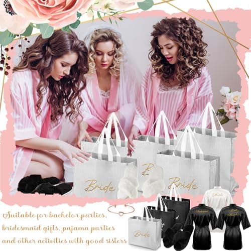 Ellie + Becks Bridesmaid Robes Satin Set thumbnail 5