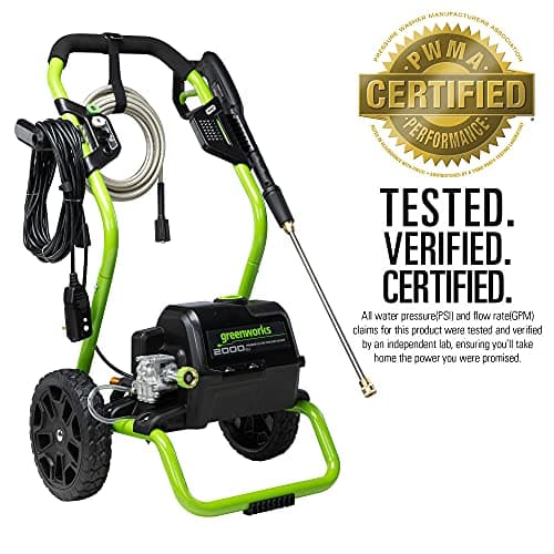 Greenworks GPW2000-1 2000 PSI Electric Pressure Washer thumbnail 3