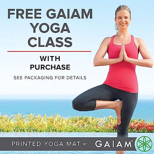 Gaiam Yoga Mat Premium Solid Color 5mm thumbnail 4