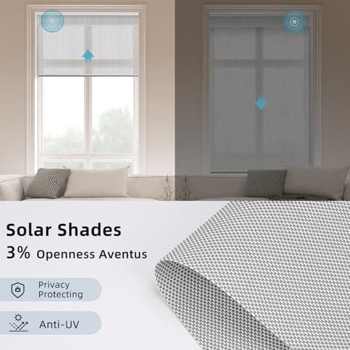 SmartWings Motorized Smart Roller Shades — Light Filtering thumbnail 3