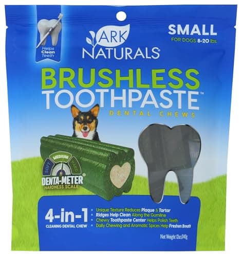 Ark Naturals Brushless Toothpaste Dog Dental Chews, Medium/Large - image 1
