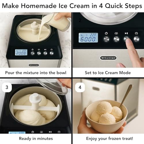 Whynter ICM-201SB 2.1-Quart Stainless Compressor Ice Cream Maker thumbnail 3