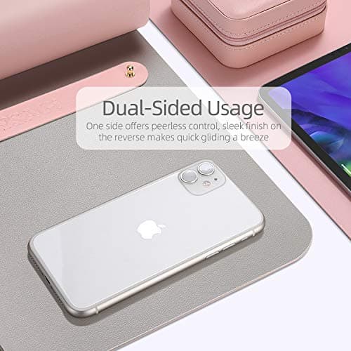 YSAGi Dual-Sided Leather Desk Mat thumbnail 4