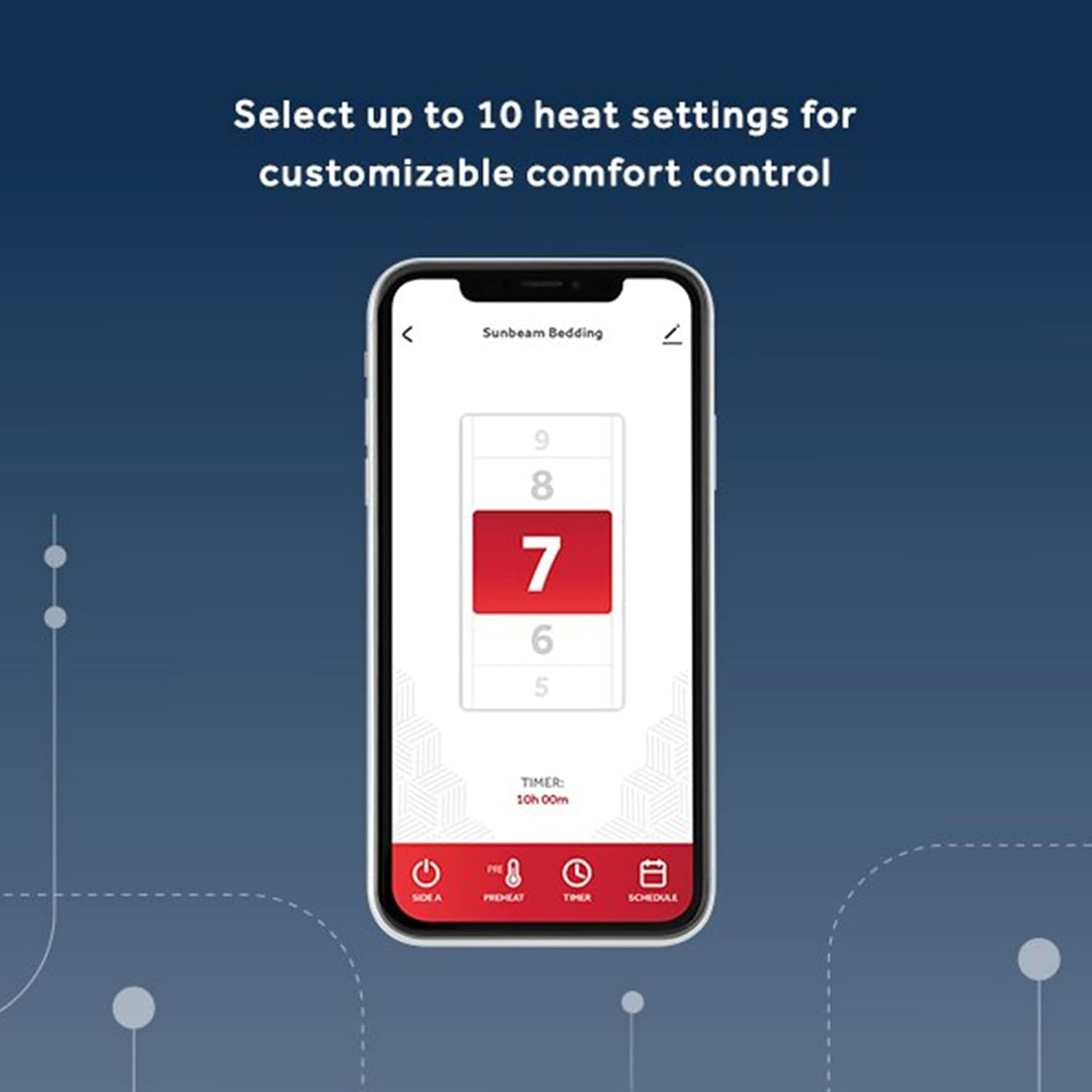 Sunbeam Velvet WiFi Connected Heated Blanket with Dual Temperature, Queen thumbnail 5