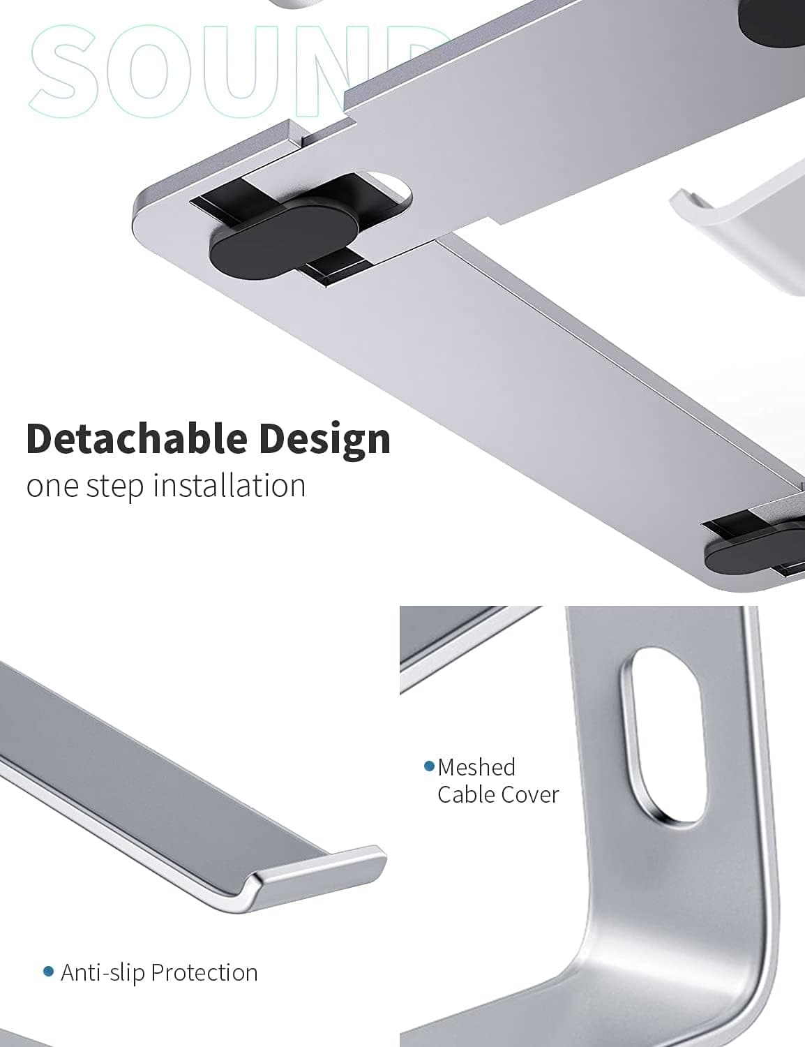 SOUNDANCE Aluminum Laptop Stand thumbnail 5