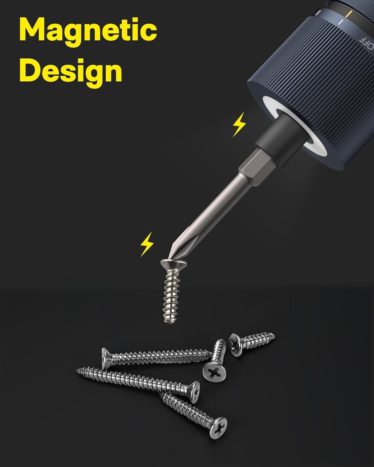 HOTO 3.6V Rechargeable Cordless Screwdriver Set thumbnail 5