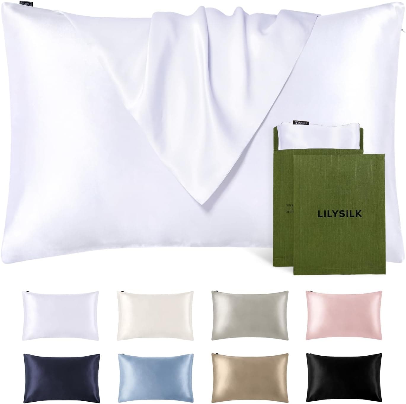 LILYSILK Silk Pillowcase for Hair and Skin Queen - image 1