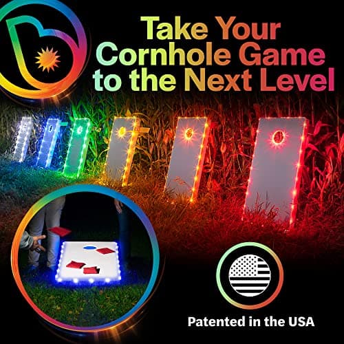 Skywin Premium Cornhole Boards with Lights thumbnail 2