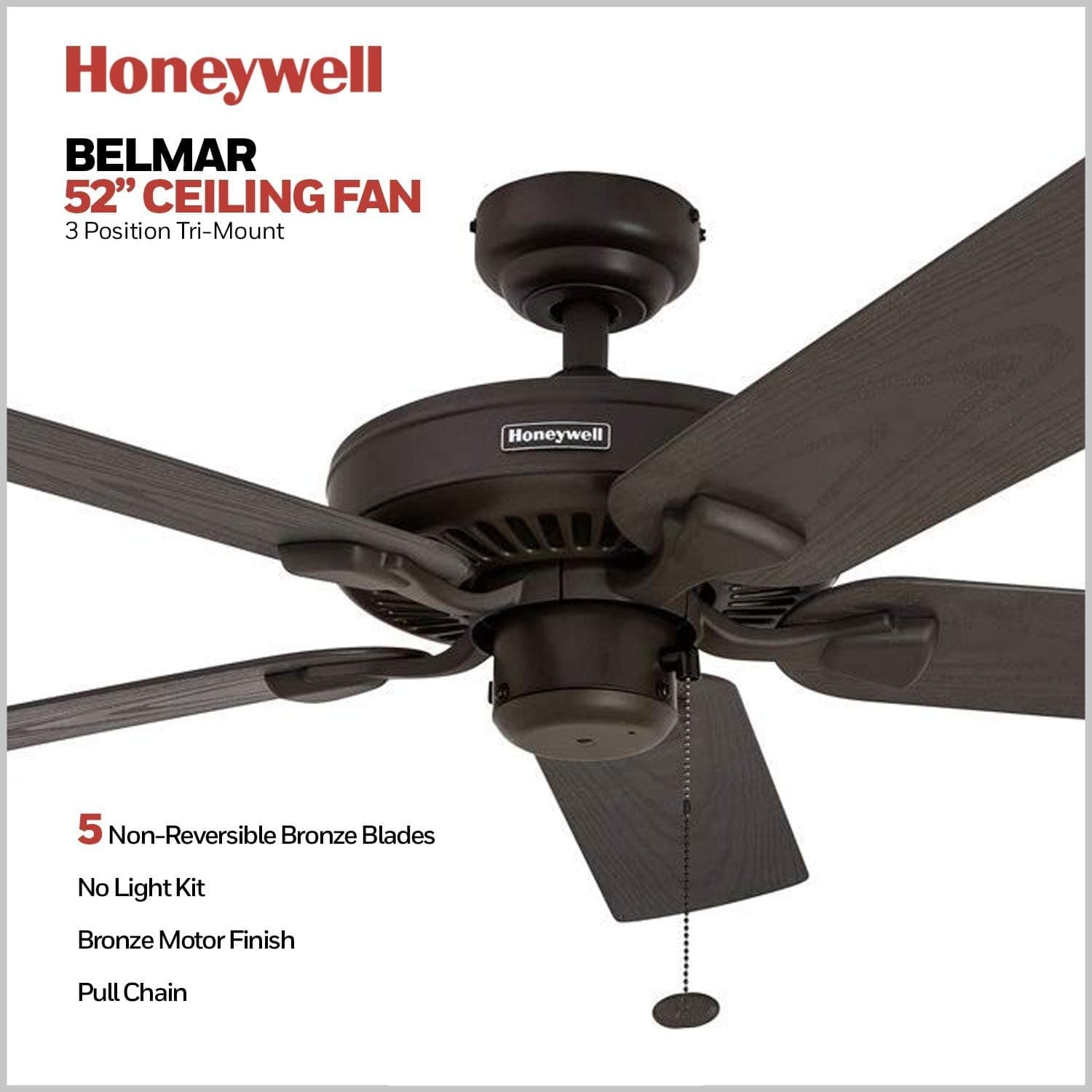 Honeywell Belmar 52-Inch Outdoor Ceiling Fan thumbnail 2