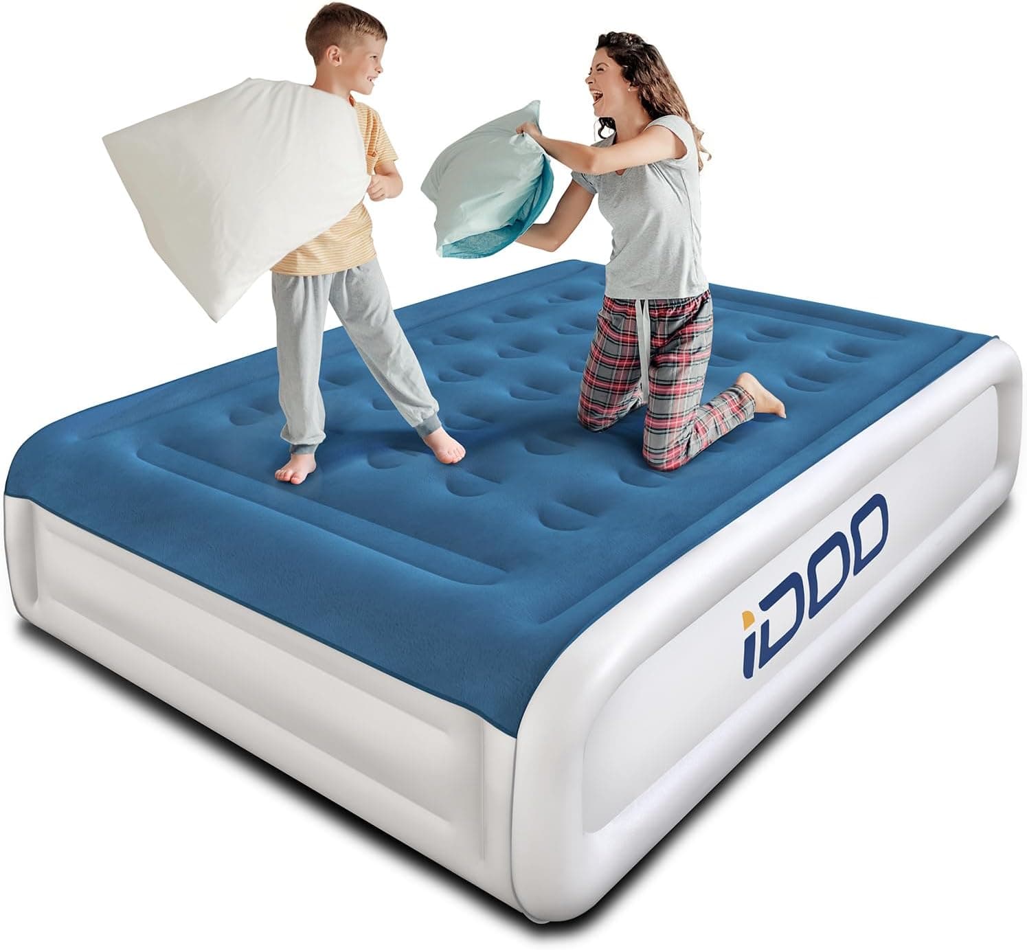 iDOO Queen Air Mattress with Built-in Pump - image 1