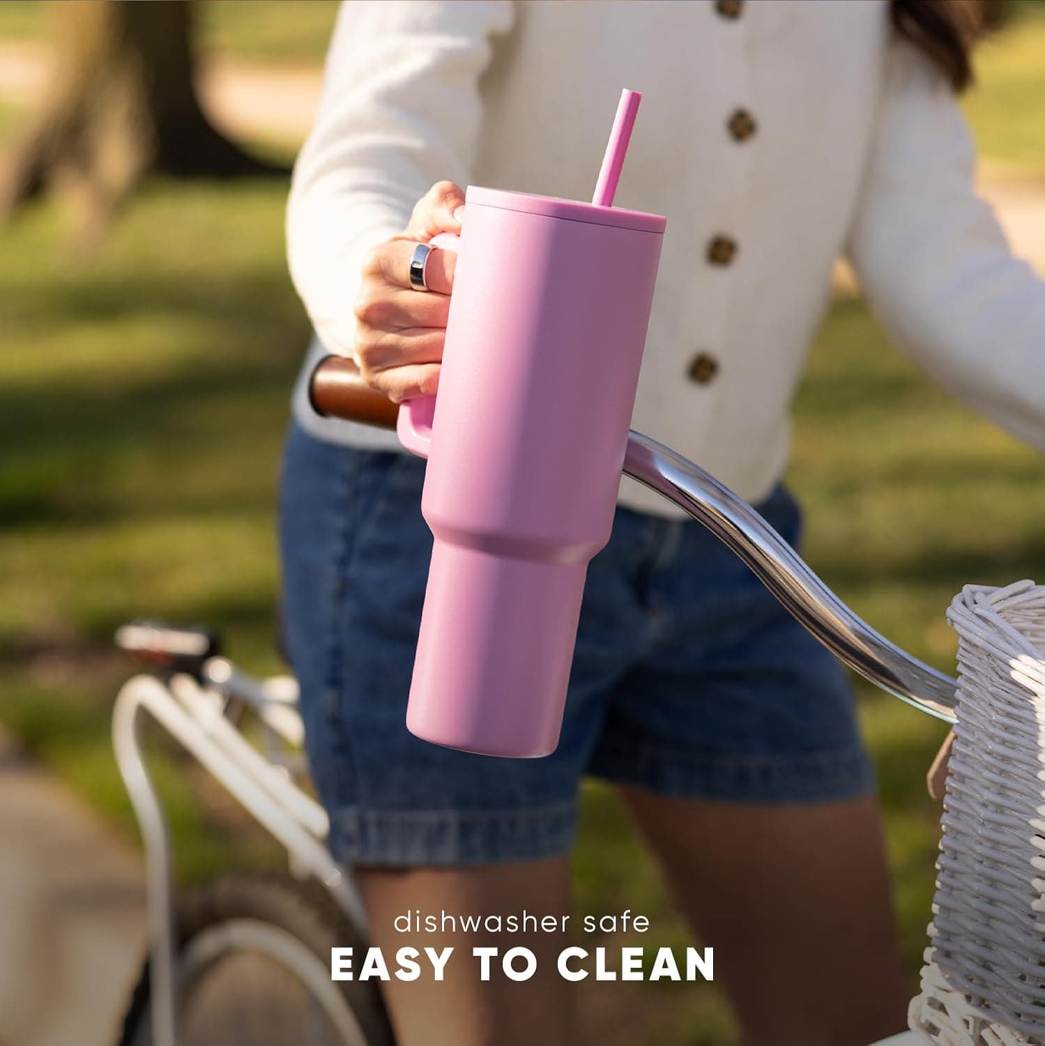 Simple Modern Trek Tumbler 40 oz with Handle and Straw Lid thumbnail 4