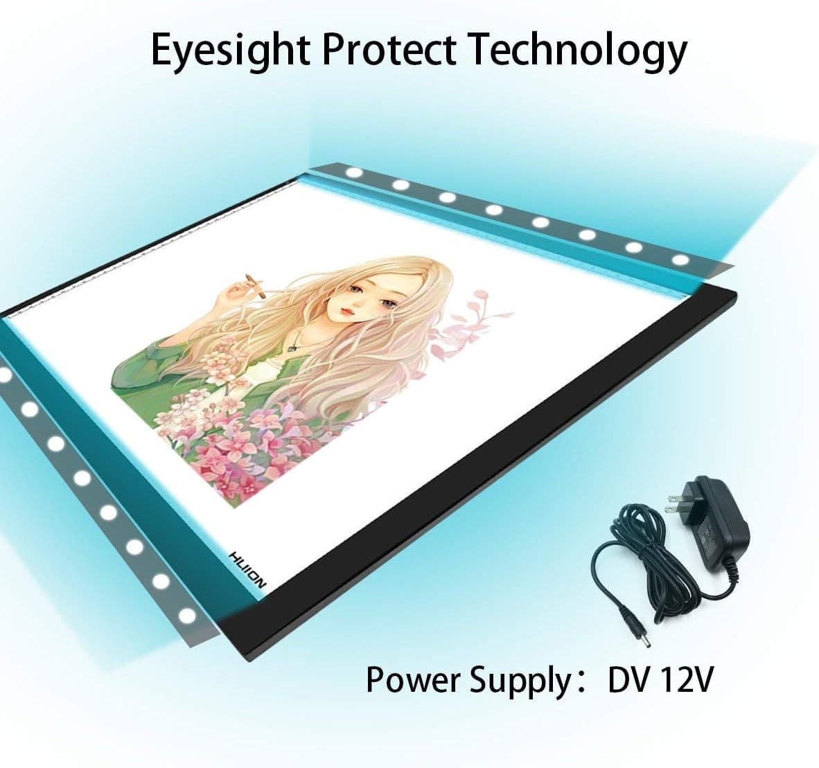Huion A3 LED Light Pad for Tracing and Drawing thumbnail 4