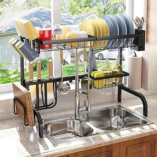 SAYZH Over The Sink Dish Drying Rack (2-Tier) thumbnail 2
