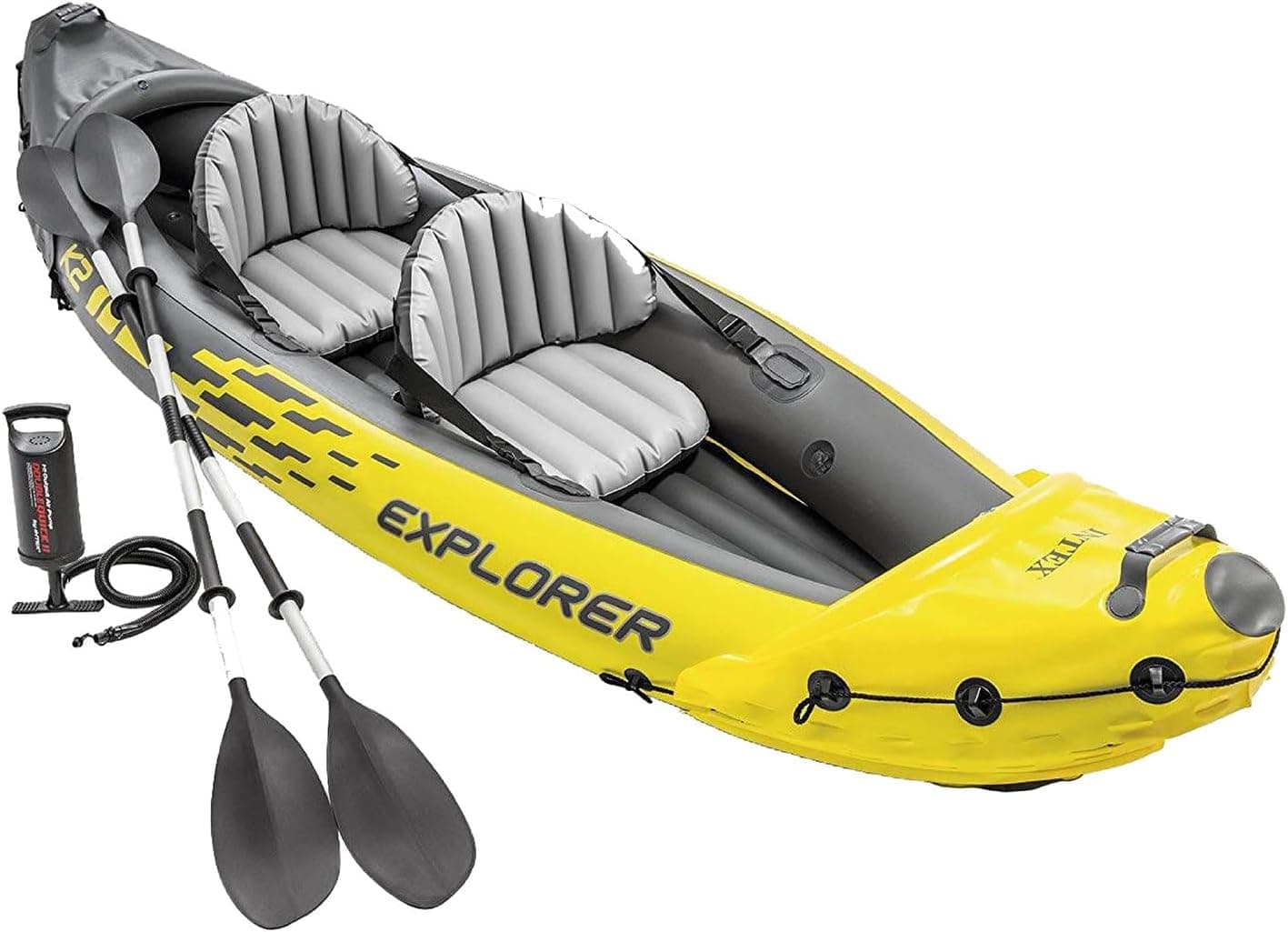 Intex Explorer K2 Inflatable Kayak Set - image 1
