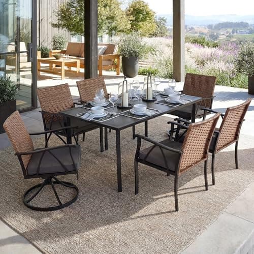 MF Studio 6-Piece Outdoor Patio Dining Set thumbnail 3