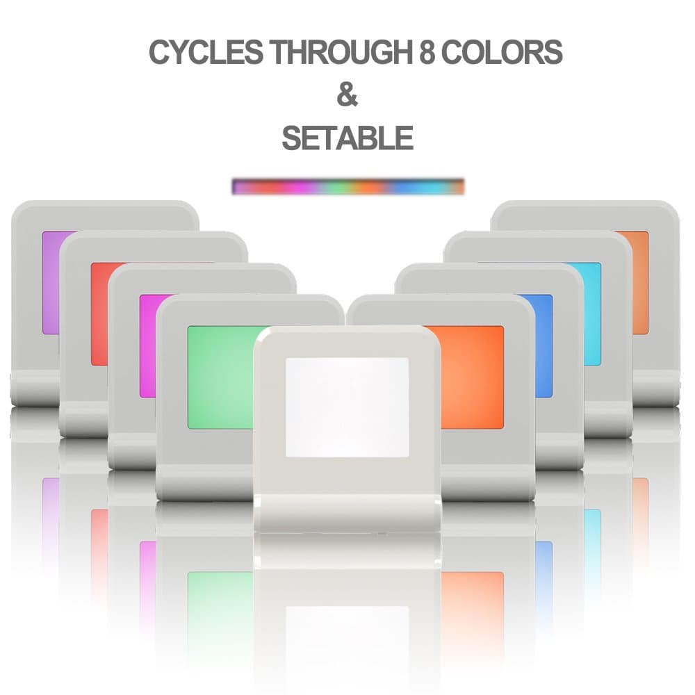 MAZ-TEK Color Changing Plug-In Night Light (2-Pack) thumbnail 2