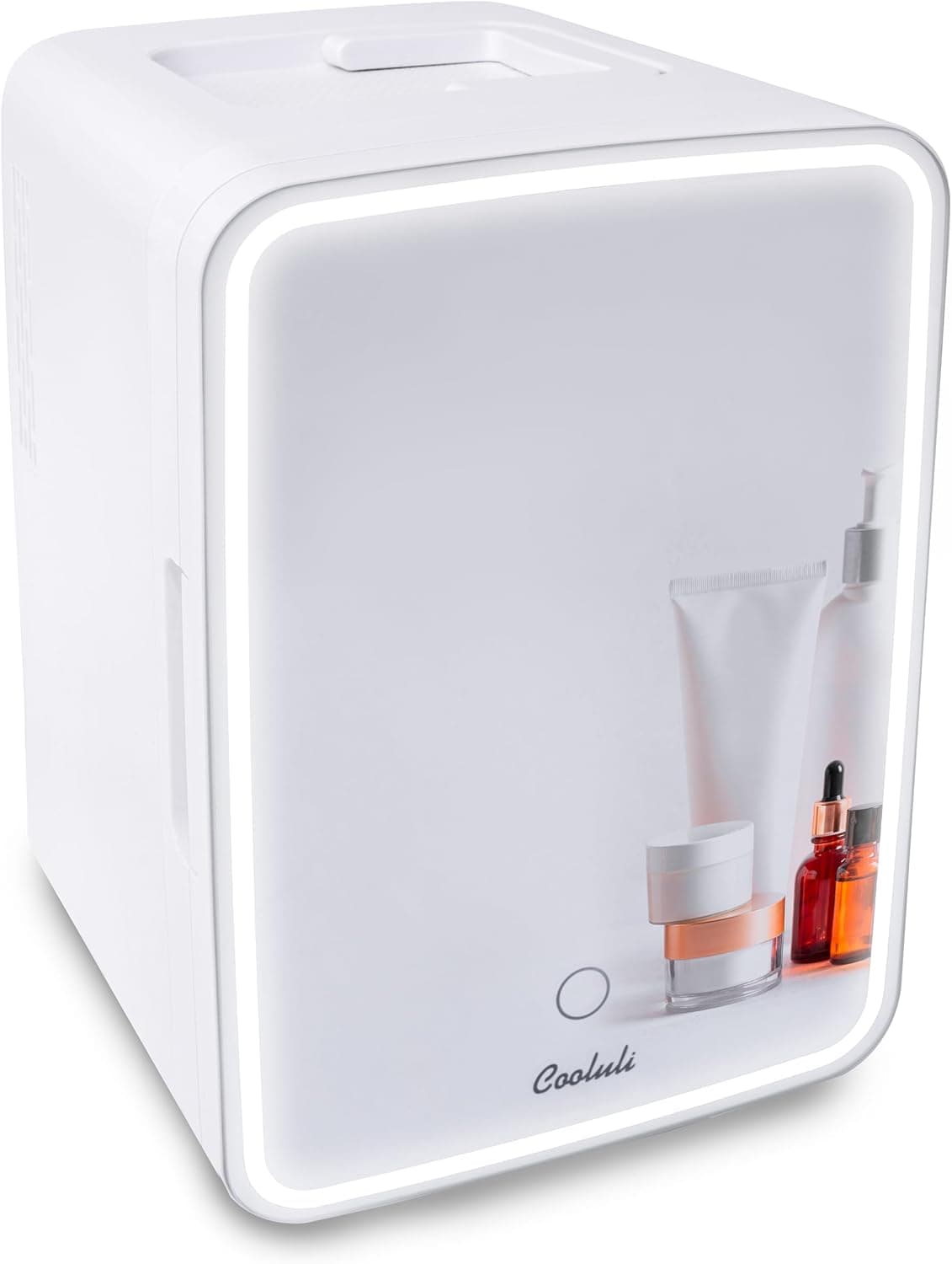 Cooluli Glow 10L Mini Skincare Fridge with Mirror & LED Light - image 1